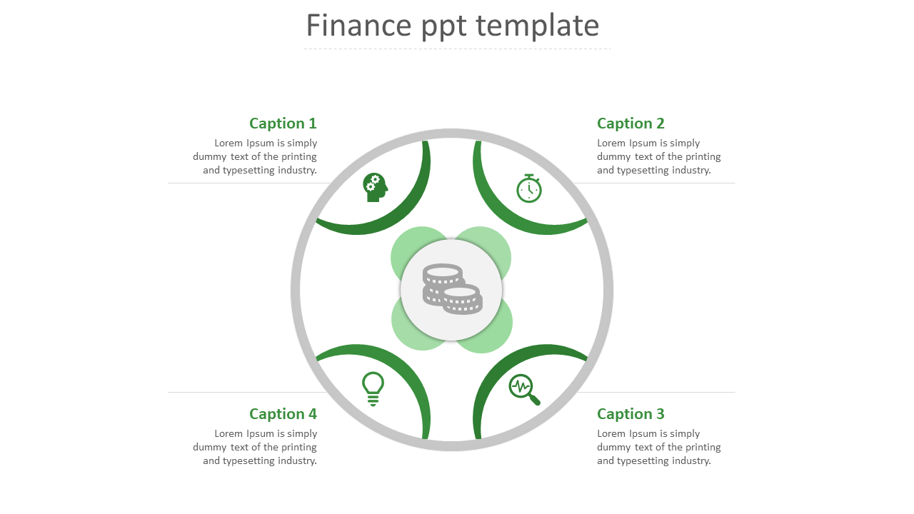 Free - Purchase The Finance PPT Template Slide Design 4-Node